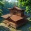卡通风格的用户头像，蓝色背景配简笔画忍者图标