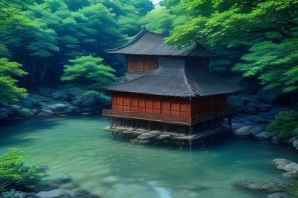 木叶村徽章风格的插画背景，代表五代目火影相关历史剧情推荐专题